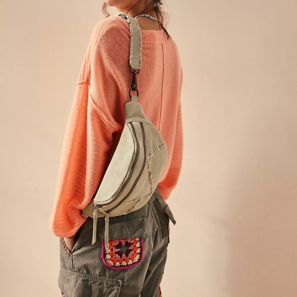 Free People Stitch in Time Sling Crossbody Bag - Picture 1 of 8